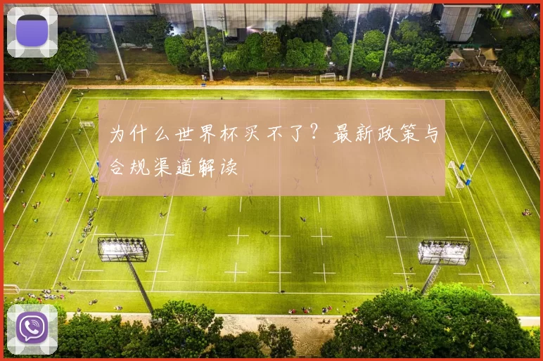 为什么世界杯买不了?最新政策与合规渠道解读